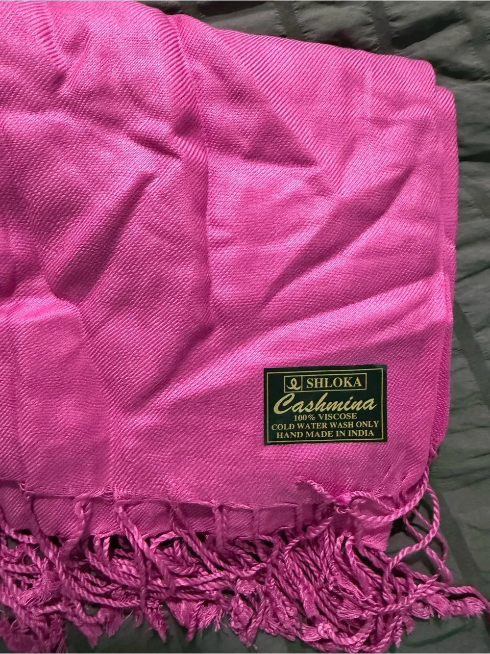 NEW Soft and Silky Magenta Pashmina